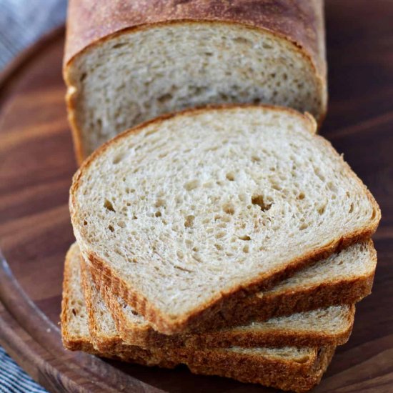 Whole Wheat Sandwich Bread