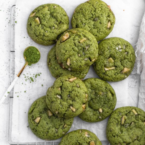 Vegan Matcha Cookies