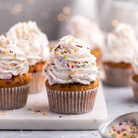 Vegan Funfetti Cupcakes