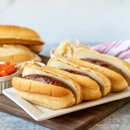 How to Grill Brats