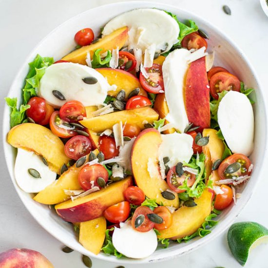 Peach Tomato Salad