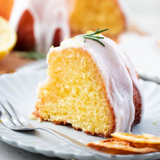 Lemon Syrup Cake