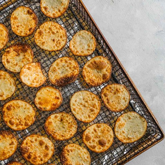 Crispy Potato Chips in Air Fryer