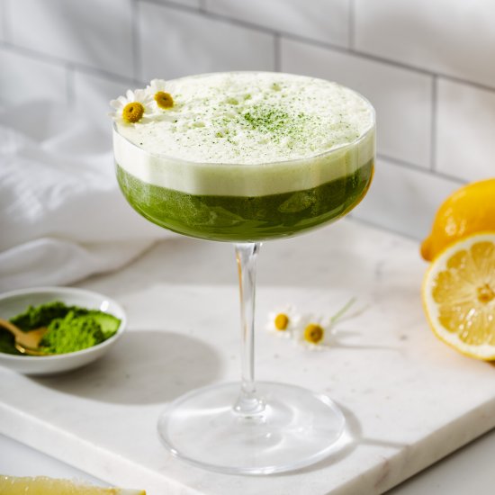 Matcha Gin Sour