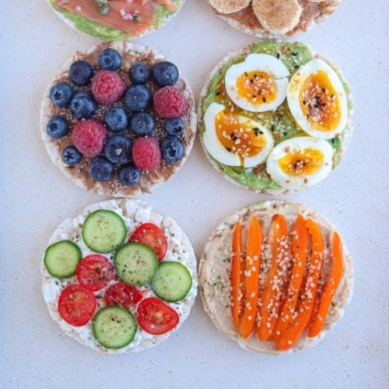 Healthy Rice Cake Snacks