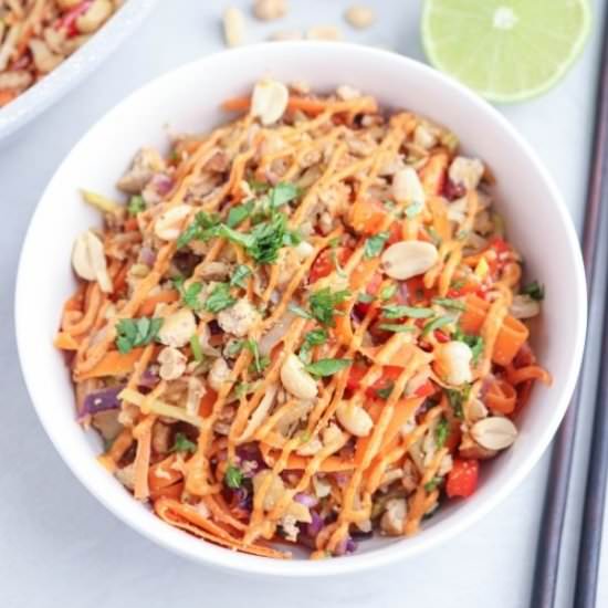 Tofu Egg Roll in a Bowl