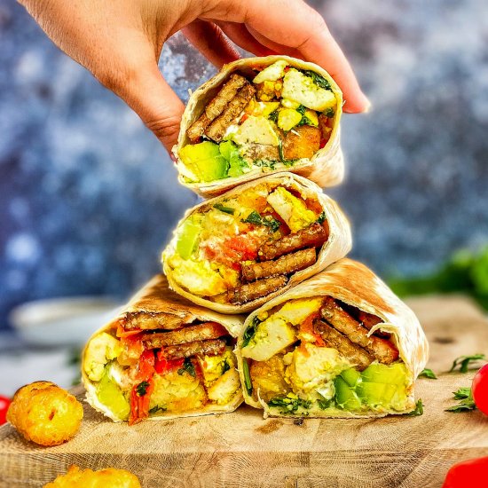 Vegan Breakfast Burritos