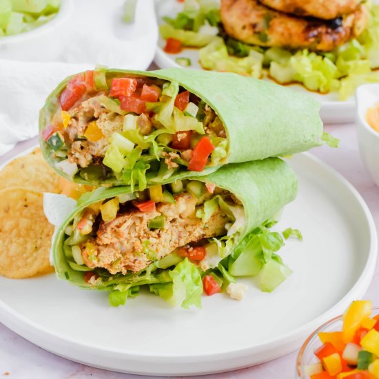 Fajita Burger Wrap