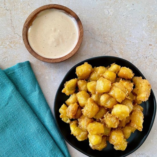 Vegan Cheese Curds