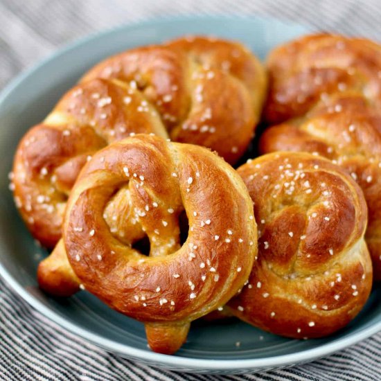 Hot Buttered Soft Pretzels