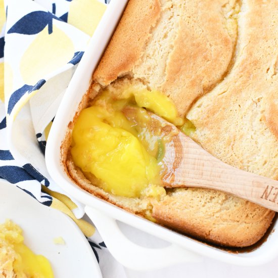 The BEST Lemon Cobbler Recipe EVER!