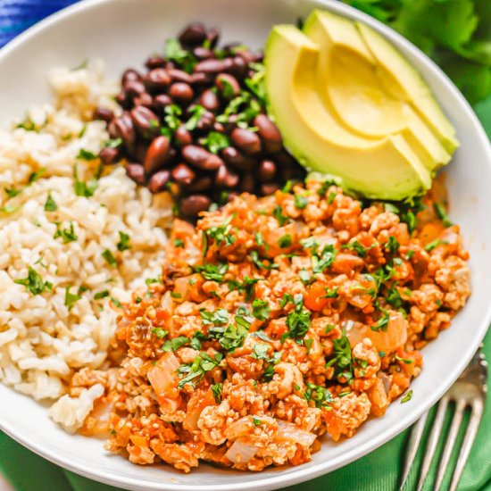 Chicken picadillo