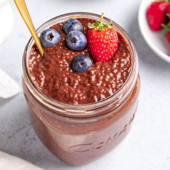 CHOCOLATE CHIA PUDDING