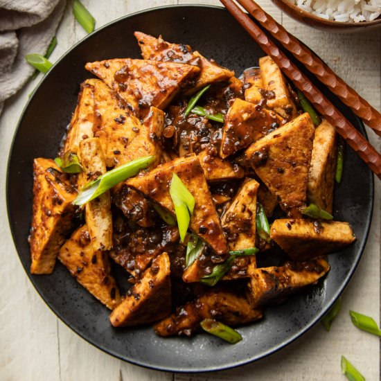 Tofu with Black Bean Sauce