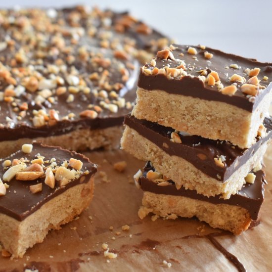 Peanut Butter Shortbread Bars