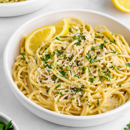 Creamy Vegan Lemon Pasta