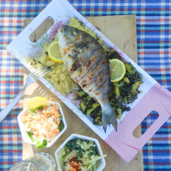 Mediterranean Grilled Whole Fish