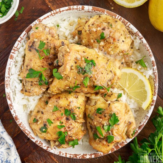 Instant Pot Lemon Chicken Thighs