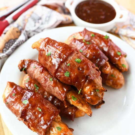 Air Fryer Bacon Wrapped Chicken Ten