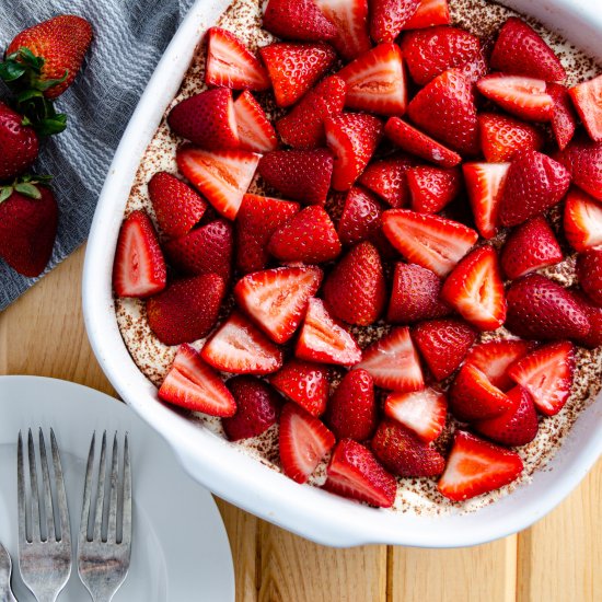 Scandalous Strawberry Tiramisu