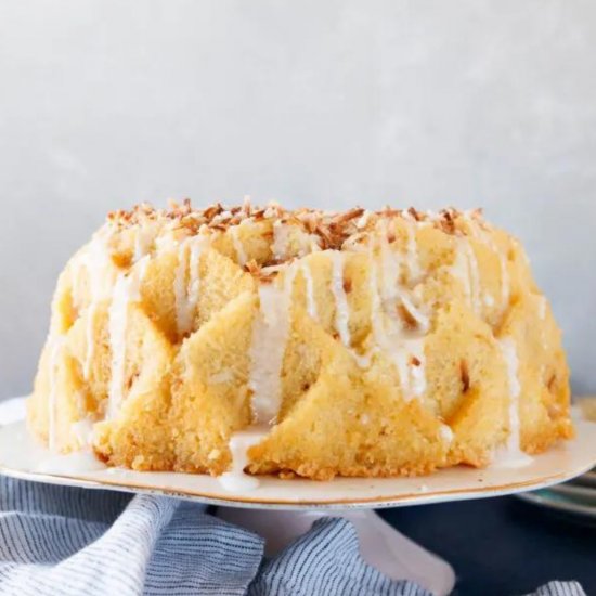 Toasted Coconut Rum Cake