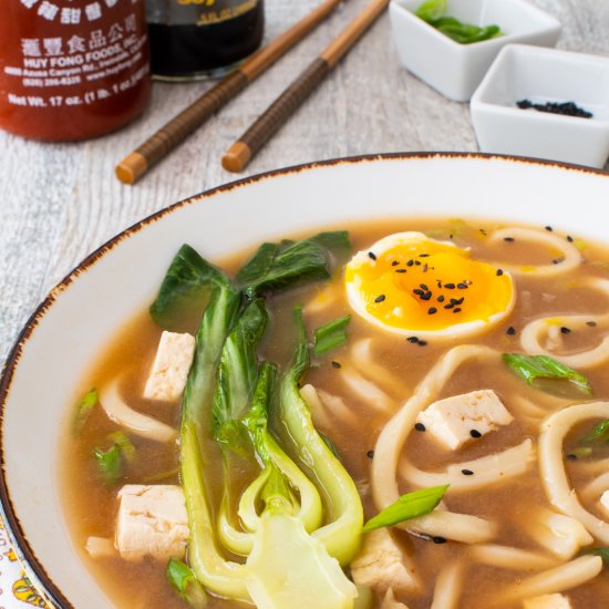 Ginger Miso Noodle Soup