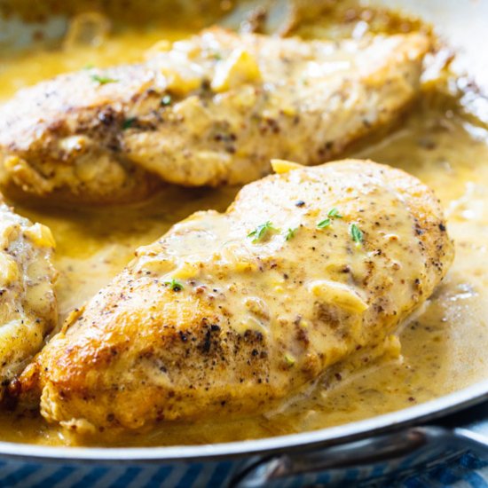 Chicken with Creole Mustard Sauce