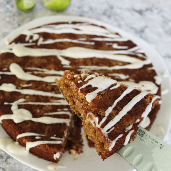 Paleo Lime Almond Coffee Cake