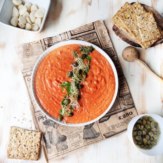 Roasted Red Pepper Hummus