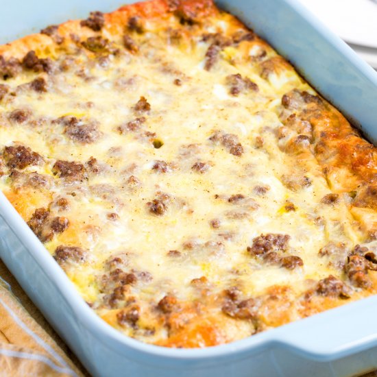 Crescent Roll Breakfast Casserole