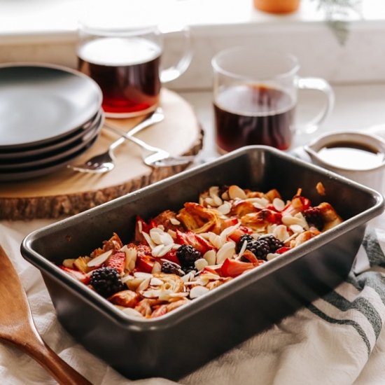 Small Batch Berry Croissant Bake