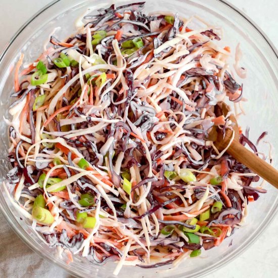 easy coleslaw salad