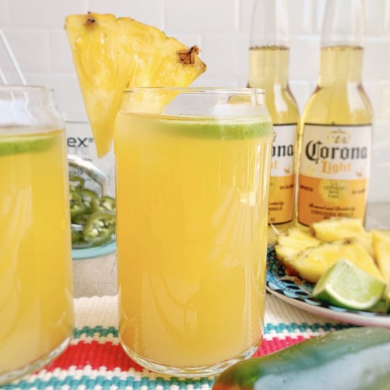 Spicy Pineapple Shandy