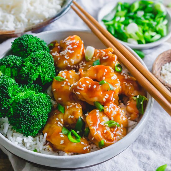 General Tso Shrimp