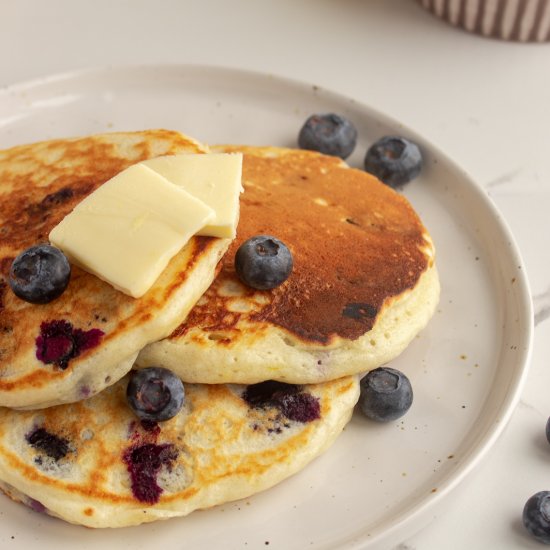 Lemon Blueberry Pancakes