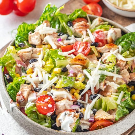 Mexican Cobb Salad with Chicken