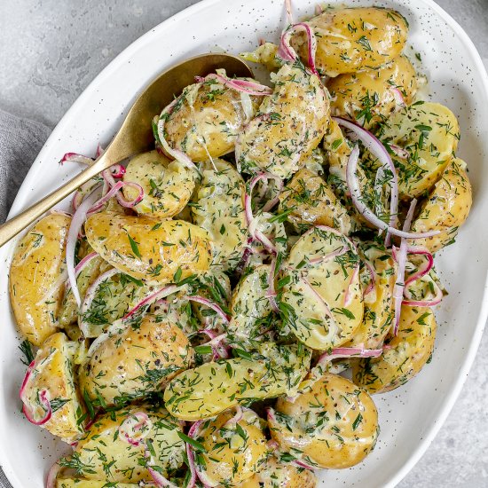 Dill Pickle Potato Salad