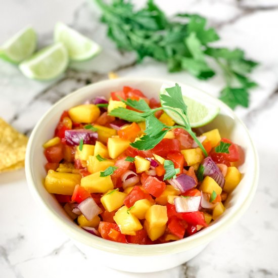 Easy Homemade Mango Habanero Salsa