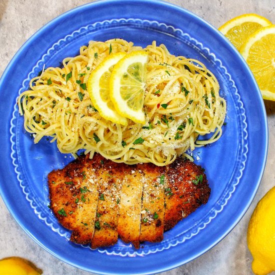 Linguine alla Limone with Chicken