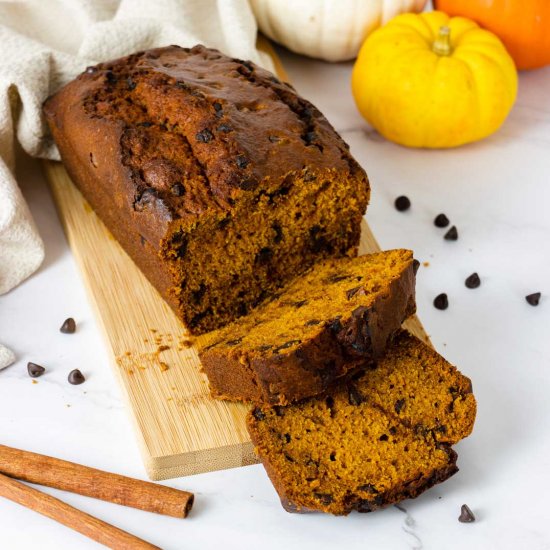 Pumpkin Chocolate Chip Bread