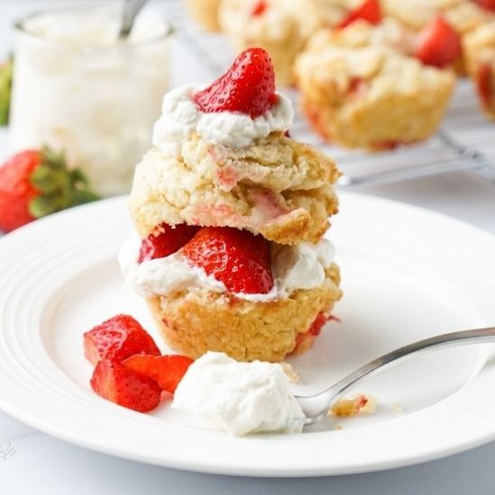 Strawberry Shortcake Muffins