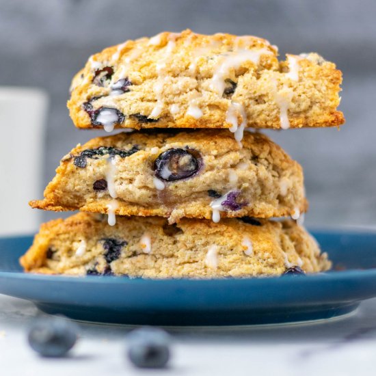 Sourdough Discard Blueberry Scones