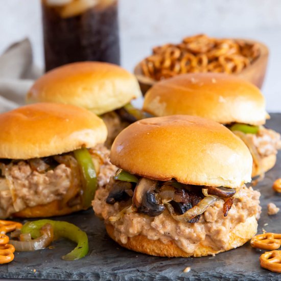 Philly Cheesesteak Sloppy Joes