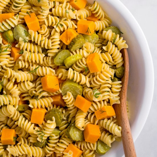 Dill Pickle Pasta Salad