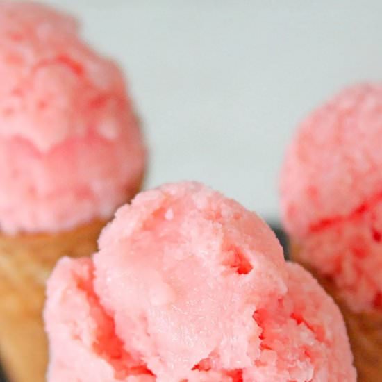 WATERMELON ICE CREAM RECIPE