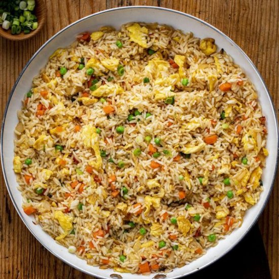 Fried Rice with garlic & soy sauce