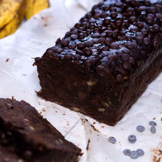 Double Chocolate Banana Bread