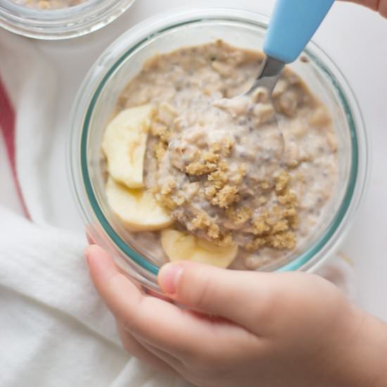 Banana overnight oats