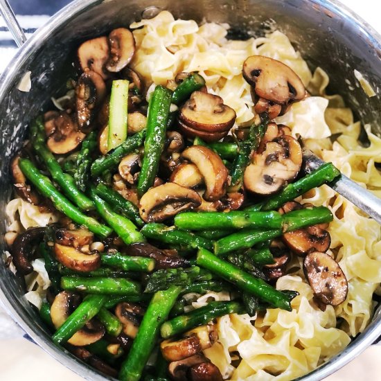 Ricotta Pasta with Vegetables