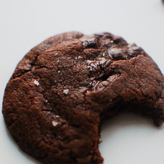 Vegan chocolate PB cookies